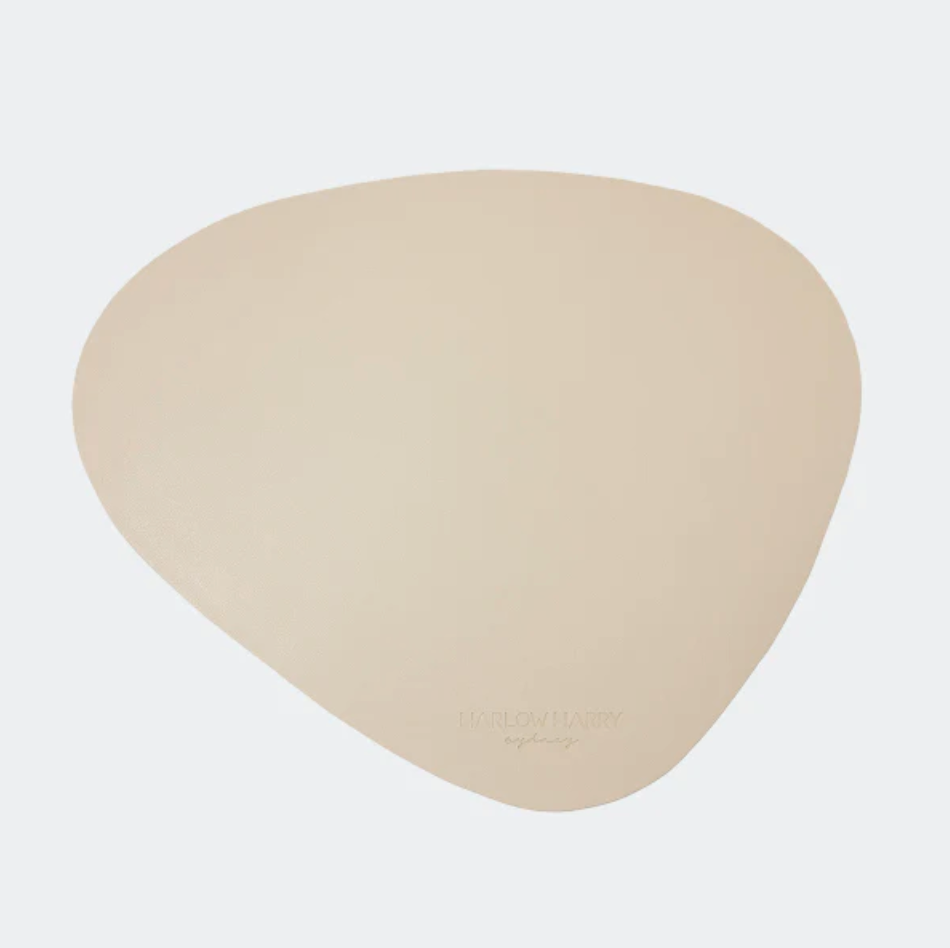 Harlow Harry Placemat - Eggshell