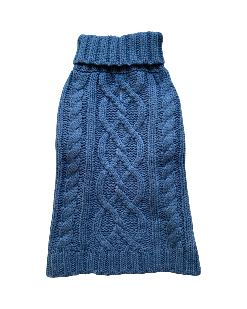 Wool Sweater - Boathouse Blue - by Coco & Pud