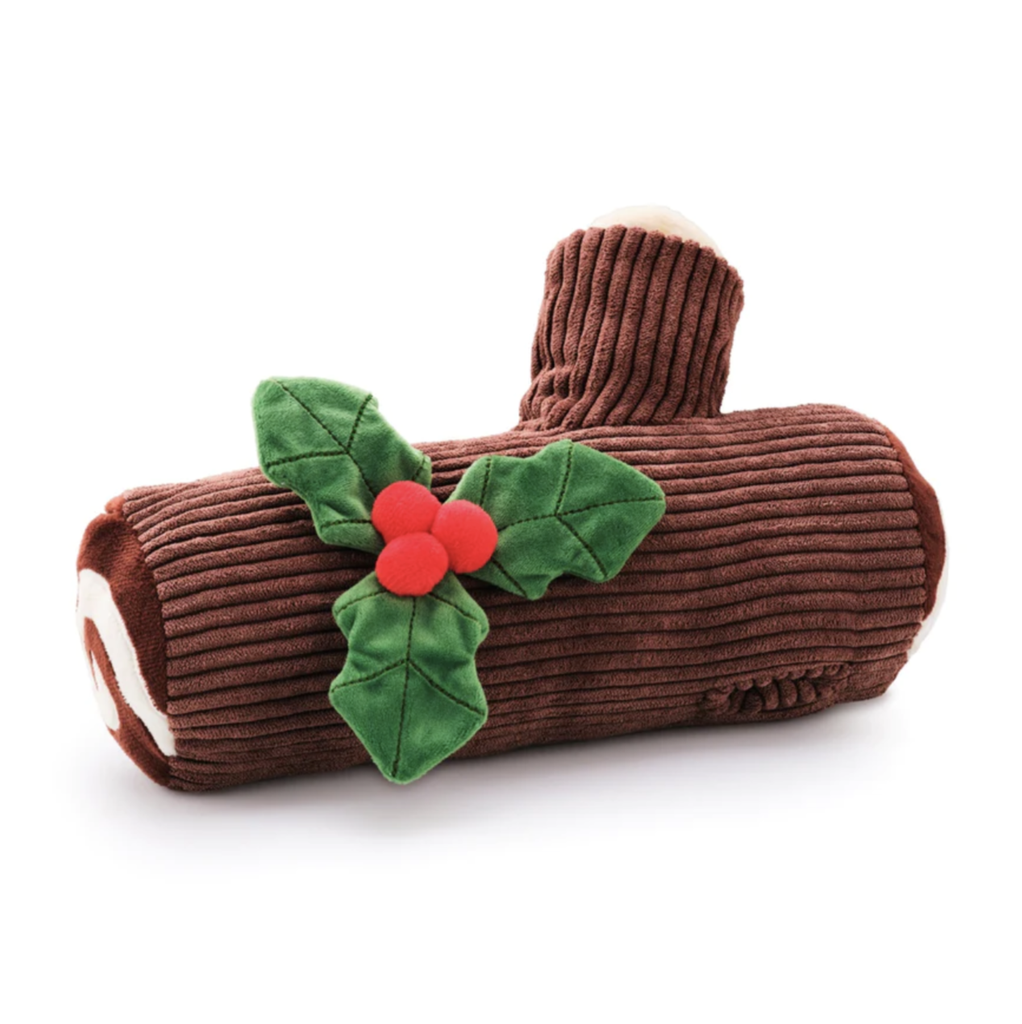 The Foggy Dog | Yule Log Interactive Snuffle Dog Toy