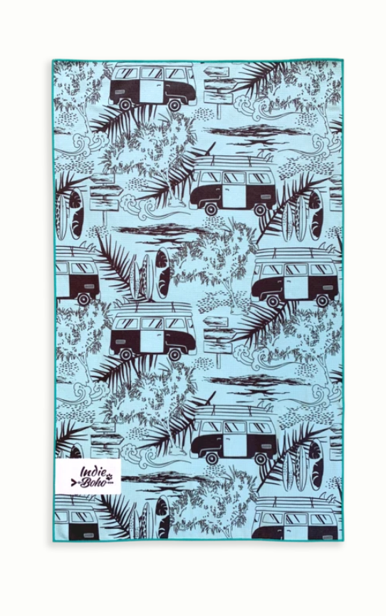 Designer travel dog towel by Indie Boho