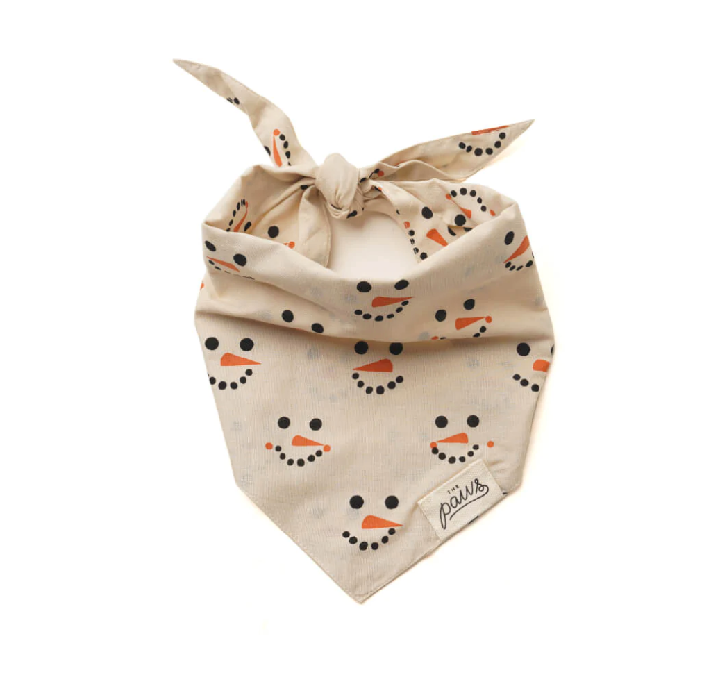 Frosty Christmas Bandana for your beloved dog or pet